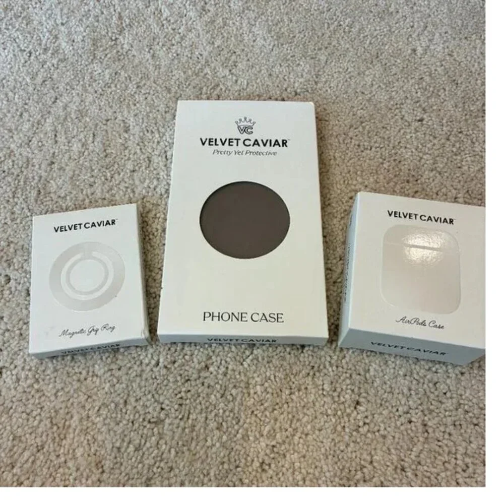 NEW Velvet Caviar Cashmere Taupe Magnetic Grip Ring Holder Popsocket - Picture 5 of 5